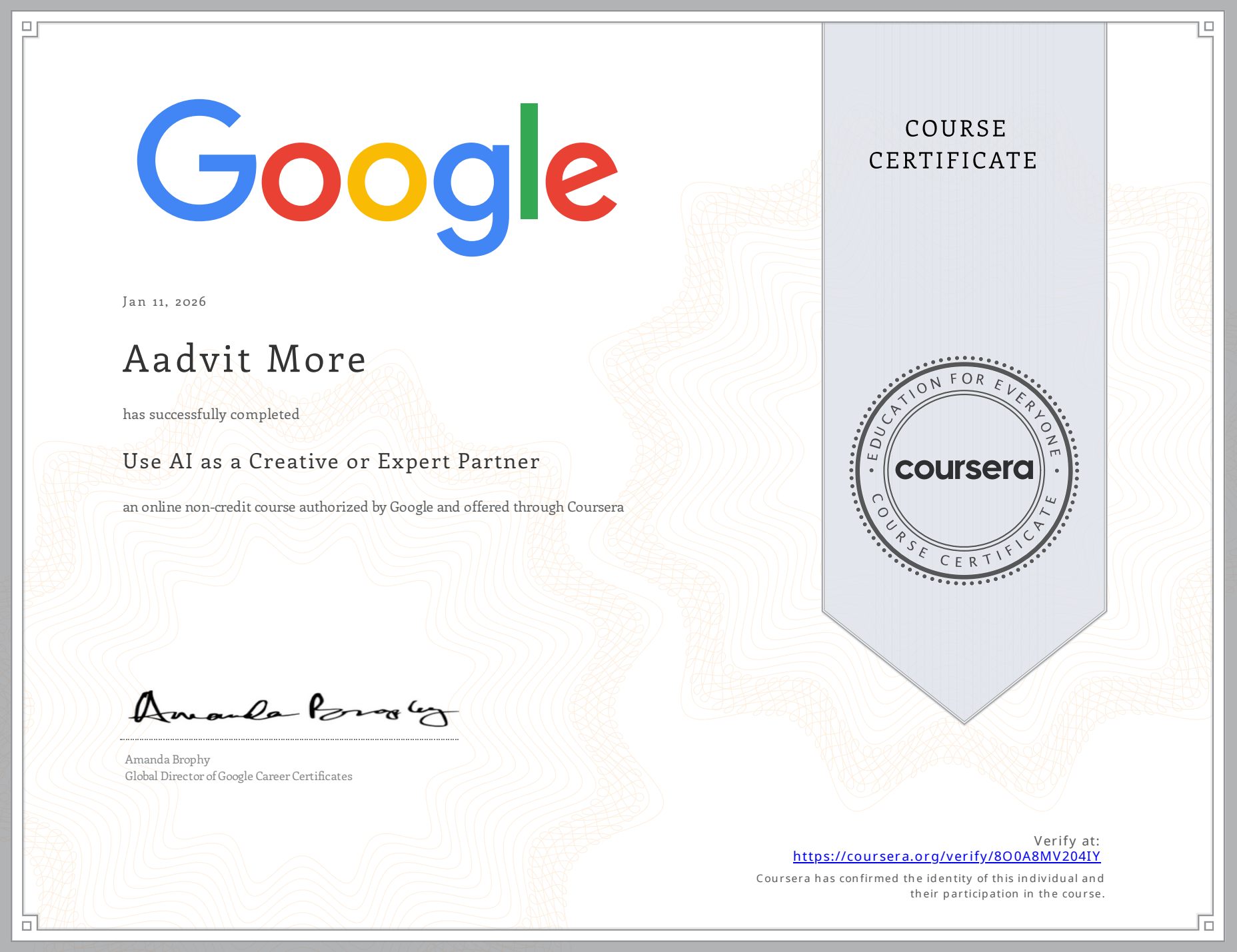 Certification 5